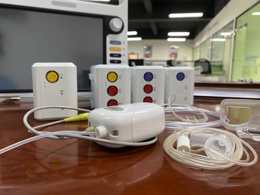 백색 사이드스트림 Etco2 센서 플러그 재생