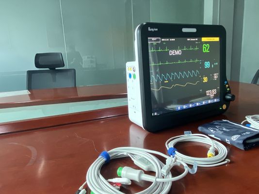 OR/OT, ICU, CCU, 신생아 부서에서 사용되는 15인치 TFT LCD 고급 멀티 파라미터 환자 모니터