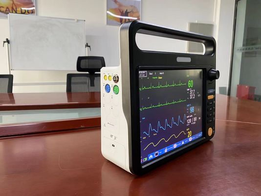 ECG SPO2 NIBP 휴대용 환자 모니터 병원 생명 징후