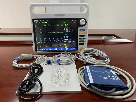 휴대용 NIBP SPO2 환자 모니터, ECG 심장 모니터 병원 ICU
