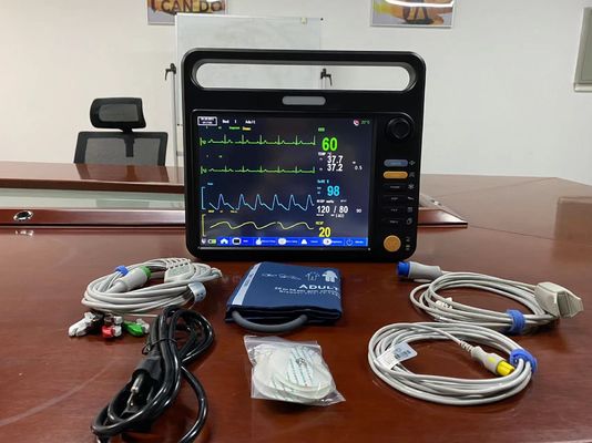 의학적 ECG 휴대용 환자 모니터 다중 파라