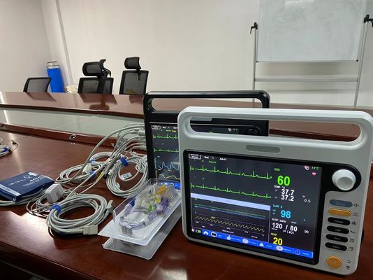 클리닉 병원 휴대용 환자 모니터 모듈 12.1 인치 ECG SPO2