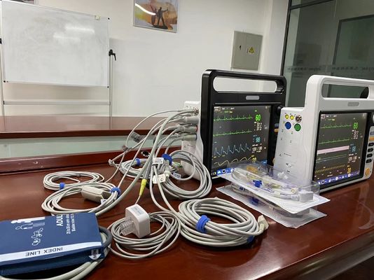 ICU 구급차용 모듈형 심장 휴대용 환자 모니터 OEM ODM