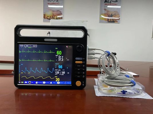 ECG NIBP SPO2 모듈형 환자 모니터, 심장 모니터링을 위한 ICU 비탈 모니터