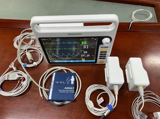 모듈형 병원 환자 모니터링 장비 ECG NIBP SPO2로 다국어
