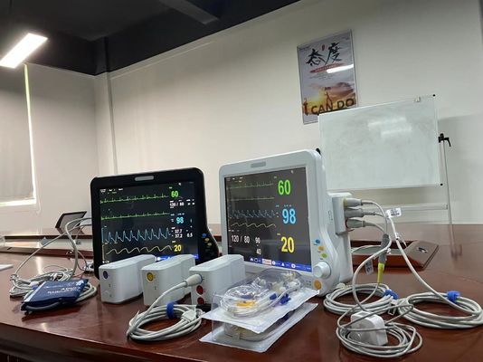 ICU 심장 모듈형 환자 모니터 휴대용 멀티 매개 변수 다국어