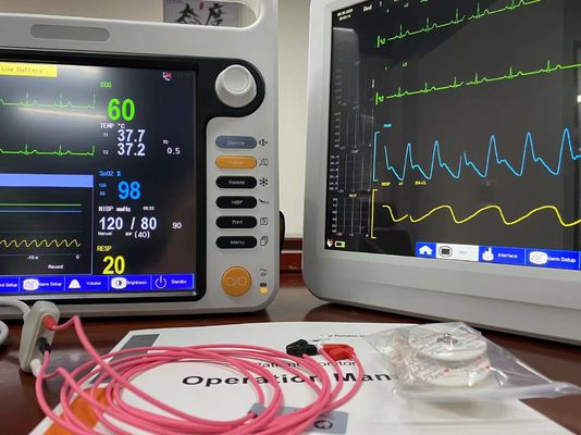 ICU 심장 신생아 환자 모니터 3 리드 ECG NIBP SPO2