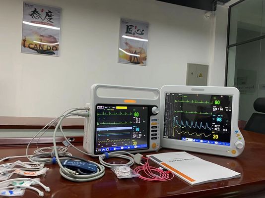 ICU 심장 신생아 환자 모니터 3 리드 ECG NIBP SPO2