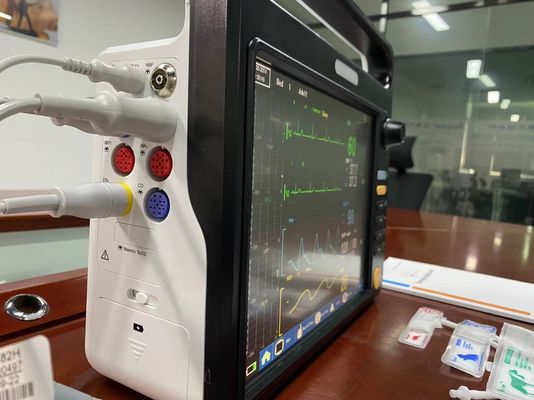 다국어 수의학 다 파라미터 모니터 ECG NIBP SPO2 2Temp