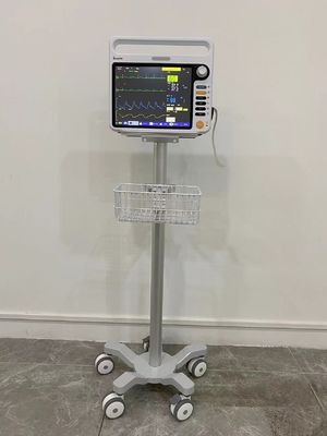 3 인치 무음은 항공 알루미늄 재료와 모듈 환자 모니터 손수레를 움직입니다