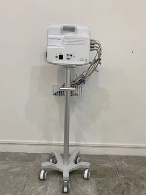 3 인치 무음 휠과 ICU 항공 알루미늄 재료 환자 모니터 손수레
