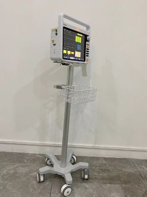 3 인치 무음 휠과 ICU 항공 알루미늄 재료 환자 모니터 손수레