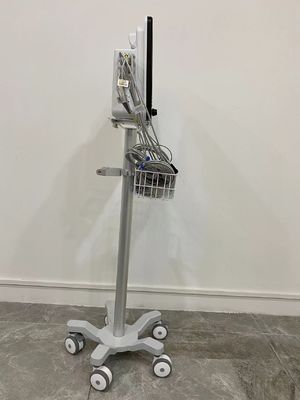 3 인치 무음은 항공 알루미늄 재료와 모듈 환자 모니터 손수레를 움직입니다