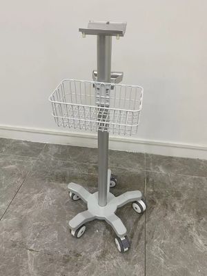 마취 3 인치 무음은 의학 모니터 손수레 항공 알루미늄 재료를 움직입니다