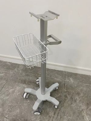 3 인치 무음은 항공 알루미늄 재료와 모듈 환자 모니터 손수레를 움직입니다