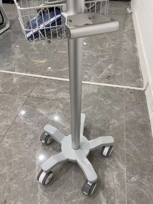 3 인치 무음 휠과 ICU 항공 알루미늄 재료 환자 모니터 손수레
