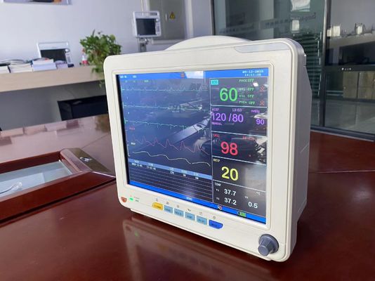 ECG SPO2 NIBP 및 임시 직원 측정을 가진 TFT LCD 의학 전자 생명 징후 감시자