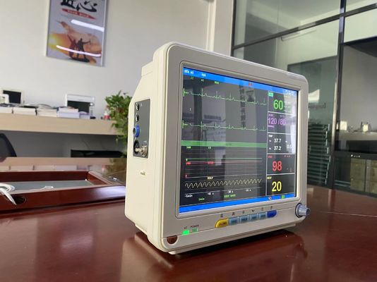 가벼운 병원 환자 생명 신호 모니터와 ECG SPO2 NIBP 온도 측정