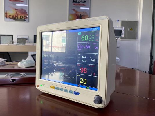 ECG SPO2 NIBP 및 임시 직원 측정을 가진 휴대용 다 모수 참을성 있는 감시자