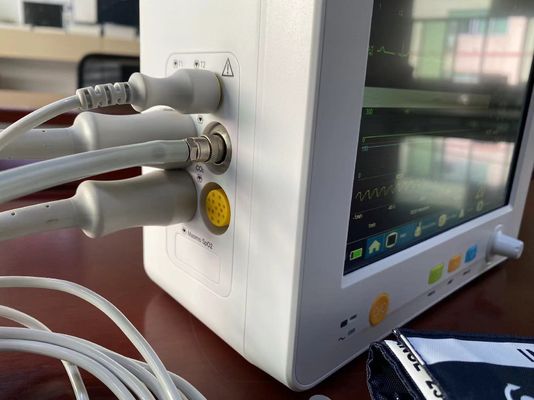 ECG SPO2 NIBP 임시 측정과 TFT LCD 스크린 가지고 다닐 수 있는 수의학 환자 모니터