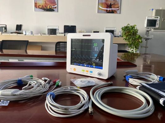 8SPO2 NIBP Temp ECG EtCO2를 위한.4인치 TFT LCD 스크린 휴대용 생명 신호 모니터