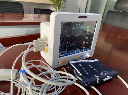 8.4 SPO2 NIBP 임시 ECG EtCO2를 위한 인치 TFT LCD 스크린 가지고 다닐 수 있는 환자 모니터