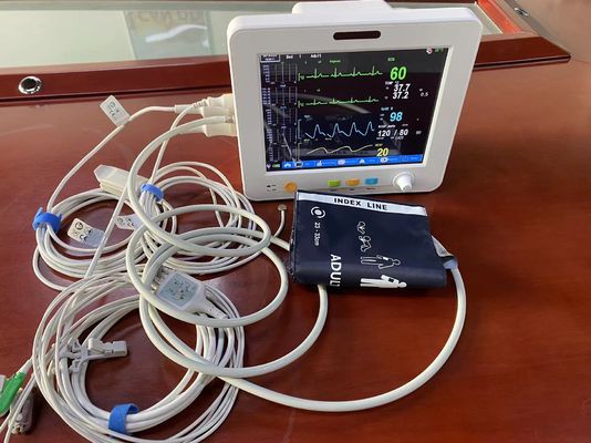 8.4 SPO2 NIBP 임시 ECG EtCO2를 위한 인치 TFT LCD 스크린 가지고 다닐 수 있는 환자 모니터